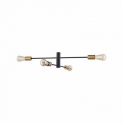 Nowodvorski plafon ROTOR E27 x 4 Stal lakierowana Czarny 220-230 V MAX: 4x60W