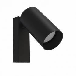 Nowodvorski kinkiet regulowany z włącznikiem MONO GU10 x 1 Stal lakierowana Tworzywo sztuczne ABS Czarny 220-230 V MAX: 10W only LED