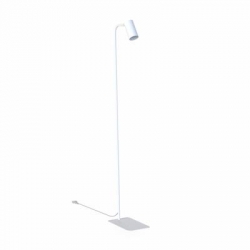 Nowodvorski Lampa podłogowa MONO GU10 x 1 Stal lakierowana Tworzywo sztuczne ABS Biały 220/230 V MAX: 10W only LED