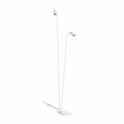 Nowodvorski Lampa podłogowa MONO GU10 x 2 Stal lakierowana Tworzywo sztuczne ABS Biały 220-230 V MAX: 10W only LED