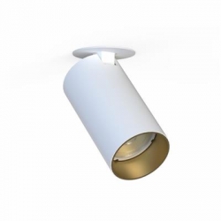 Nowodvorski oprawa wpuszczana MONO SURFACE GU10 x 1 Stal lakierowana Tworzywo sztuczne ABS Biały 220-230 V MAX: 10W only LED