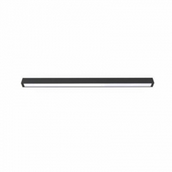 Nowodvorski plafon STRAIGHT CEILING LED L LED TUBE T8 x 1 Stal lakierowana Tworzywo sztuczne PMMA Czarny 220-230 V MAX: 22W