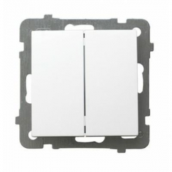 OSPEL AS Łącznik krzyżowy podwójny biały ŁP-19G/m/00