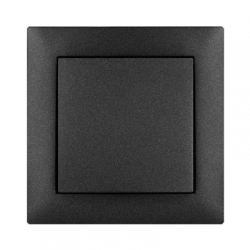 ELEKTRO-PLAST NASIELSK Sentia łącznik schodowy 10A czarny metalizowany 1412-19