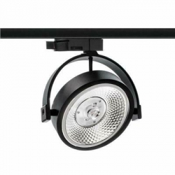 Lampa oprawa Piano TRACK 1xAR111 black3F czarna LUXsystem-3F (na szynę) CreeLamp