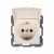 HAGER POLO Berker/B.Kwadrat Gniazdo Schuko 16A IP44 z klapką kremowe S.1 475
