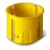 ELEKTRO-PLAST NASIELSK Puszka 0220-0N podtynkowa 60mm regips głęboka żółta PK-60 bezhalogenowa samogasnąca do ścian pustych