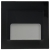 Zestaw oprawa schodowa LED ONTARIO czarna ciepła biała + zasilacz 230V