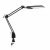Kanlux lampka biurkowa HERON II LED B neutralna biała, 4000K, max 4,8W, 430lm, czarna, wyłącznik w obudowie, można przytwierdzić do blatu / półki