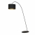 Nowodvorski Lampa podłogowa ALICE L E27 x 1 Stal lakierowana Tkanina Czarny ~220-230 V MAX: 1x60W