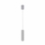 Nowodvorski lampa wisząca EYE M GU10 x 1 Stal lakierowana Srebrny ~220-230 V MAX: 10W only LED