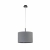 Nowodvorski lampa wisząca ALICE M E27 x 1 Tkanina Stal lakierowana Szary ~220-230 V MAX: 1x60W