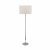 Nowodvorski Lampa podłogowa HOTEL E14 x 1 Stal lakierowana Tkanina Ecru ~220-230 V MAX: 1x60W