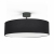 Nowodvorski oprawa przysufitowa VIOLET E27 x 3 Tkanina Tworzywo sztuczne Czarny 220-230 V MAX: 25W only LED