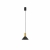 Nowodvorski lampa wisząca HERMANOS GU10 x 1 Stal lakierowana Lity mosiądz Czarny 220-230 V MAX: 10W only LED