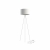 Nowodvorski Lampa podłogowa CADILAC E27 x 1 Tkanina Stal lakierowana Biały 220-230 V MAX: 40W