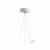 Nowodvorski Lampa podłogowa CADILAC E27 x 3 Tkanina Stal lakierowana Biały 220-230 V MAX: 25W only LED