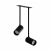 Nowodvorski oprawa wpuszczana MONO SURFACE LONG GU10 x 2 Stal lakierowana Aluminium lakierowane Czarny 220-230 V MAX: 10W only LED