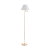 IDEALLUX Lampa podłogowa BEVERLY PT1 OTTONE SATINATO Mosiądz